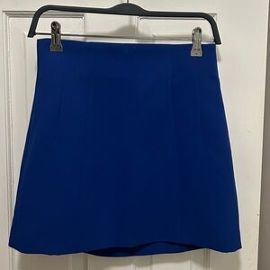 Zara Classic A-Line Women's Skirt in Royal Blue